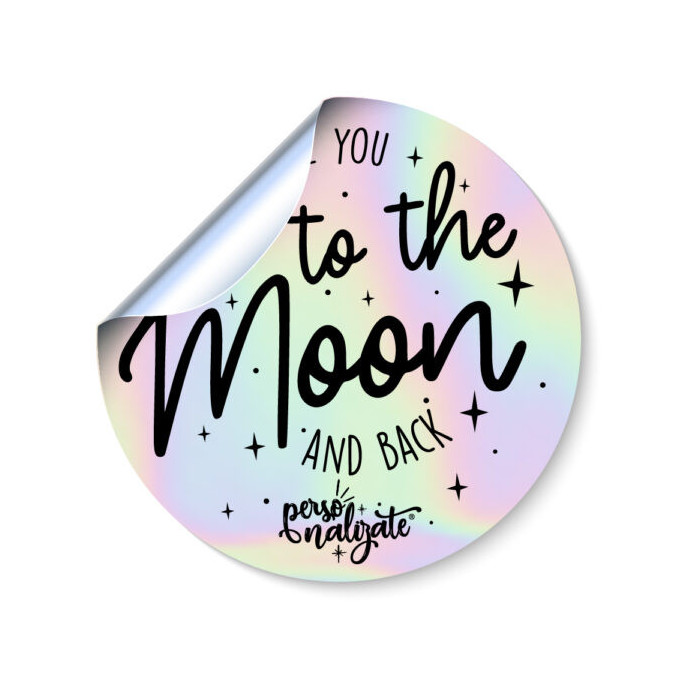 Pack Stickers holográficos personalizados