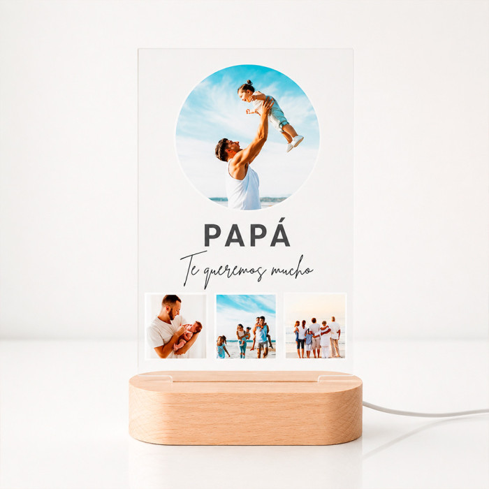 Lámpara Papá - Modelo Momentos | Personalízate