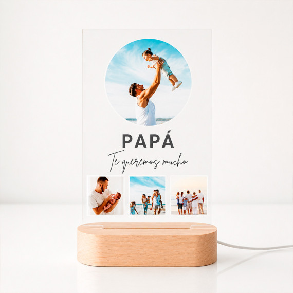 Lámpara Papá - Modelo Momentos | Personalízate