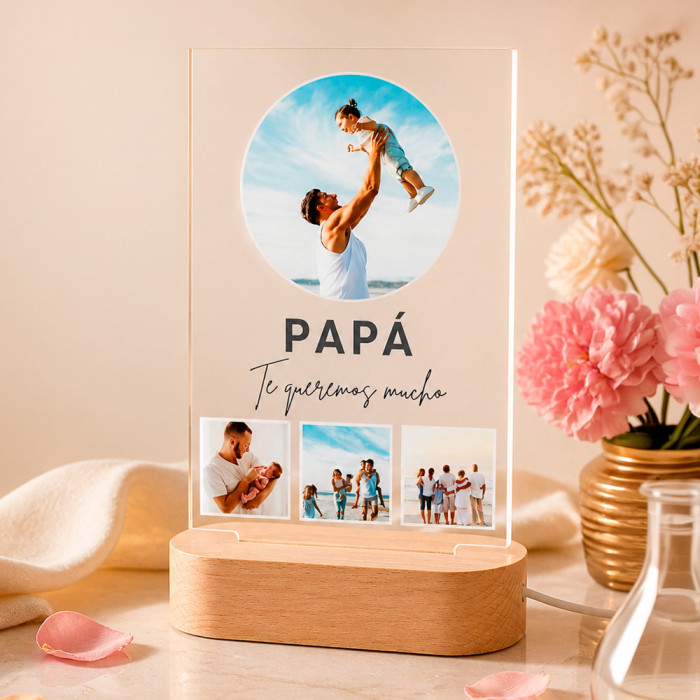 Lámpara Papá - Modelo Momentos | Personalízate
