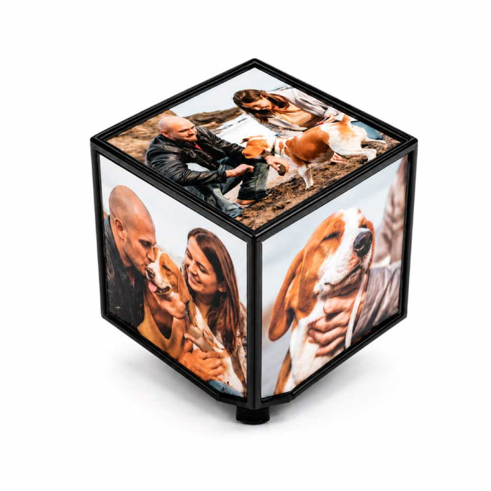 Cubo Portafoto Giratorio | Personalízate
