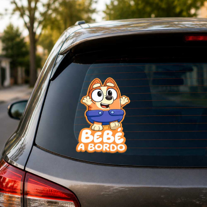 Sticker Bebé a Bordo Premium Alta Visibilidad | Personalízate