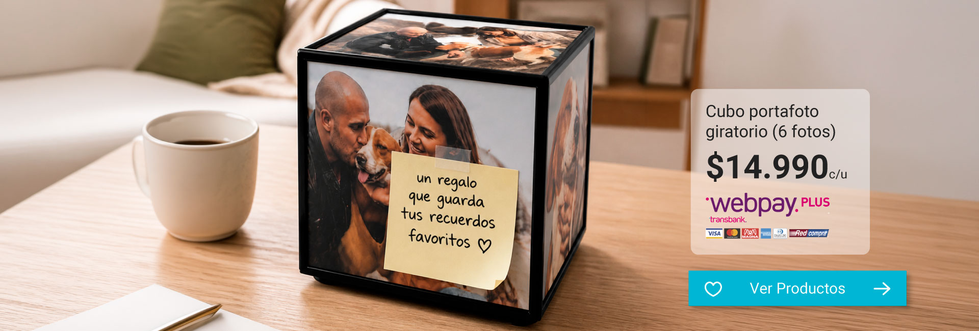 Cubo portafoto