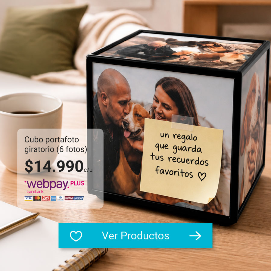 Cubo portafoto